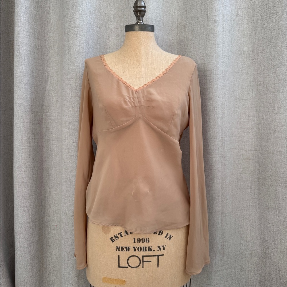 Vintage beige blouse